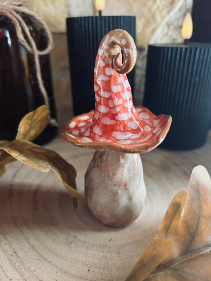 Les champignons enchantés - décoration en grès
