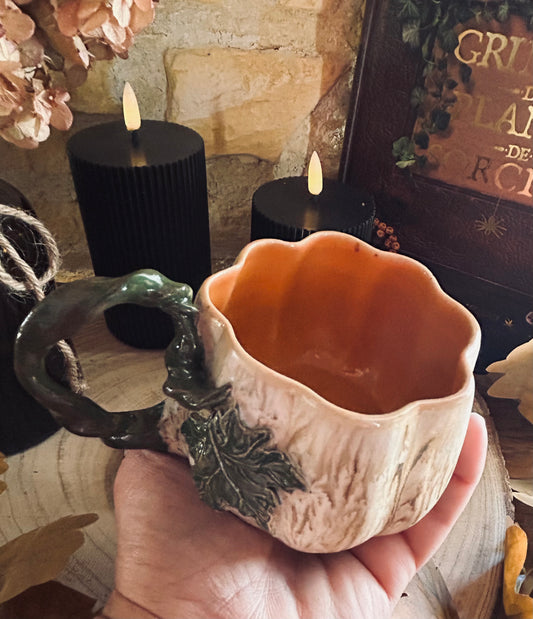 Mug citrouille « le calice de la forêt enchantée »