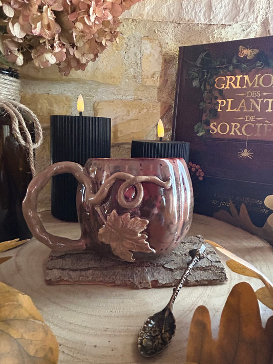 Mug citrouille « le calice du vieux druide»
