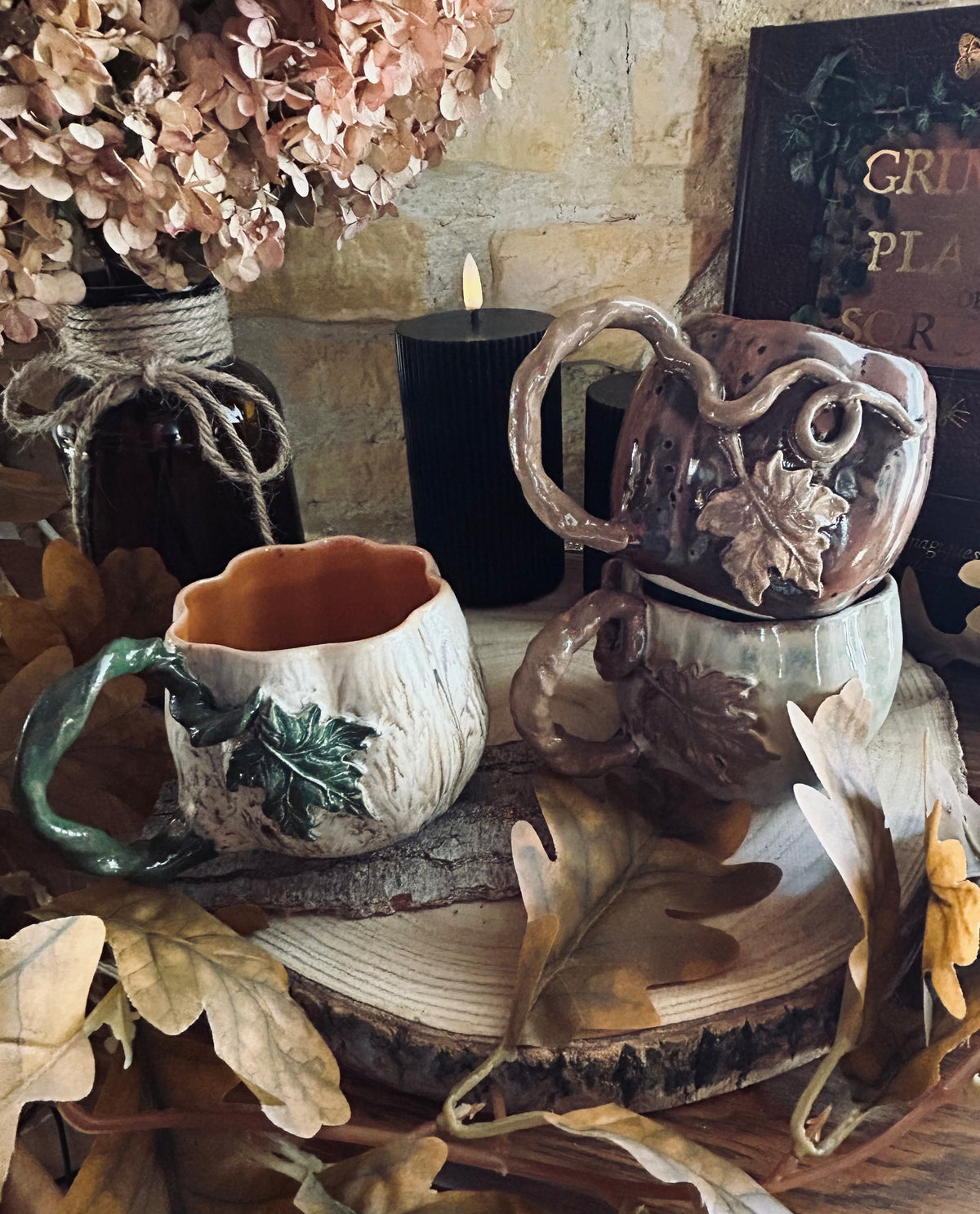 Mug citrouille « le calice du vieux druide»