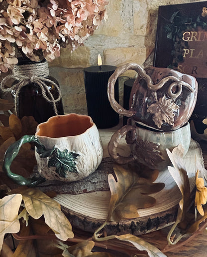 Mug citrouille « le calice du vieux druide»