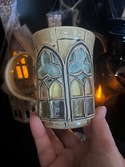 Le Manoir Oublié – Mug gothique en grès